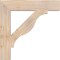 Ekena Millwork Funston Block Smooth Bracket, Douglas Fir, 5 1/2"W x 32"D x 32"H BKT06X32X32FST05SDF - alternate 2